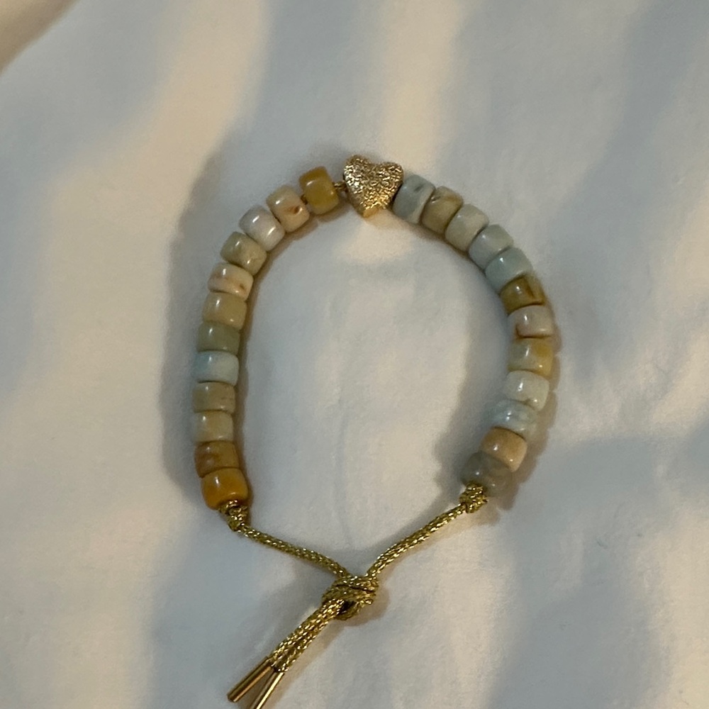 Stone Bead bracelets with accents